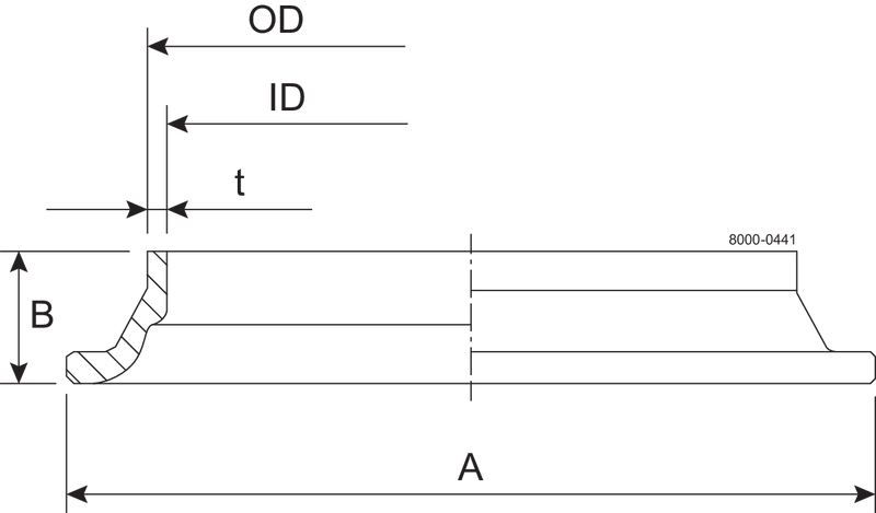 LINER RJT 63.5-316L