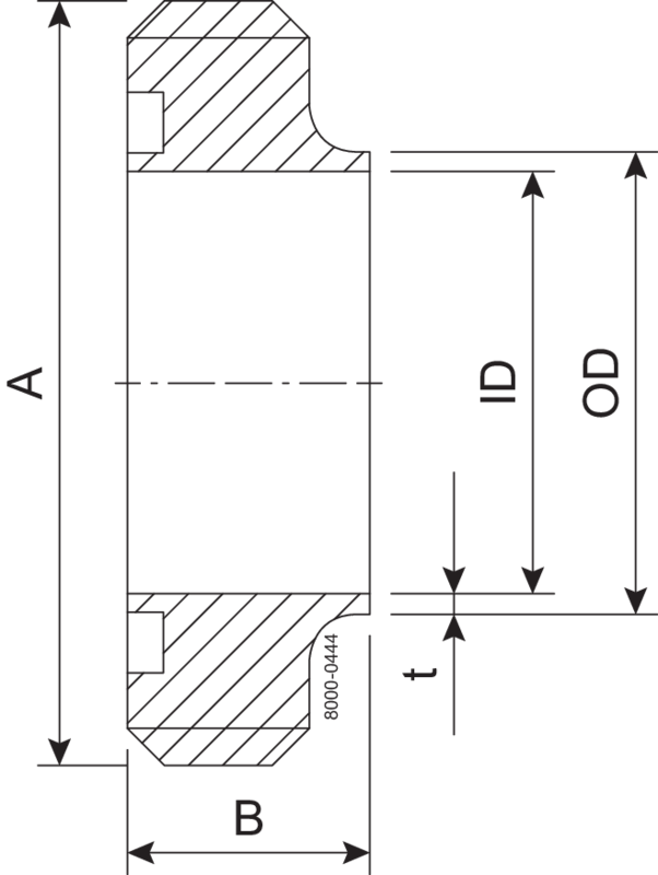MALE PART SMS 25.4-316L