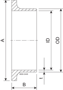 LINER LONG SMS 76.1-316L