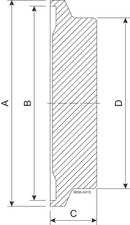 BLIND BBKS DN20 H3 1.4404