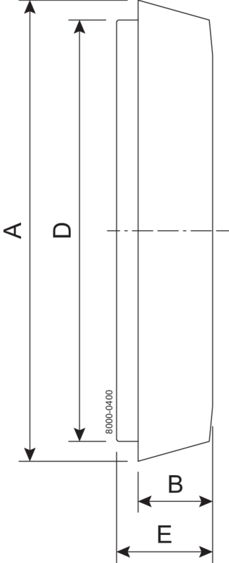 BLIND BD DN100 HSF0 1.4307