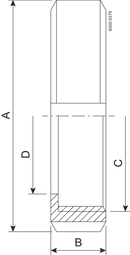 NUT F DN80 HSF0 1.4301