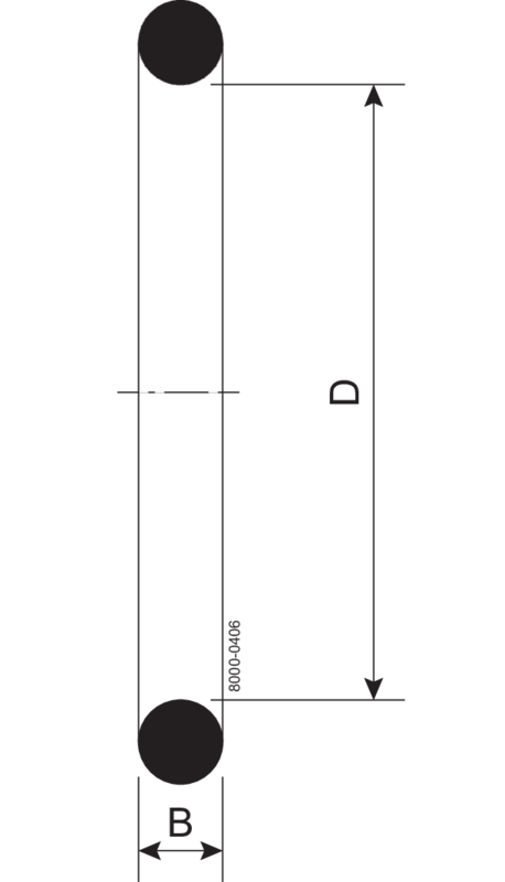 O-RING R DN150 EPDM