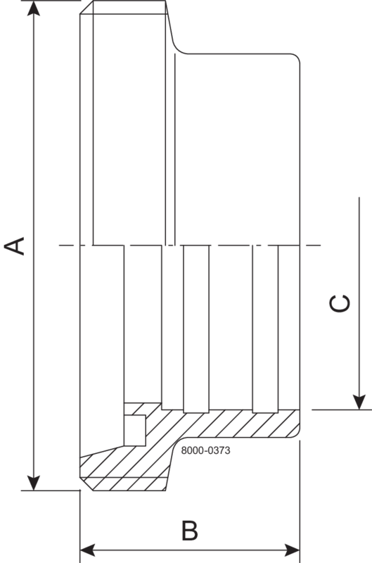 MALE C DN50 HSF0 1.4404