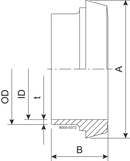 LINER SD DN15 HSF0 1.4404