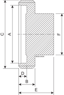 BLIND BGS DN10 H3 1.4404