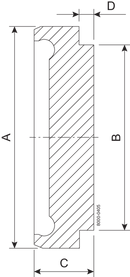 BLIND BBS DN80 H3 1.4404