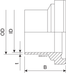 LINER BS DN10 H3 1.4404