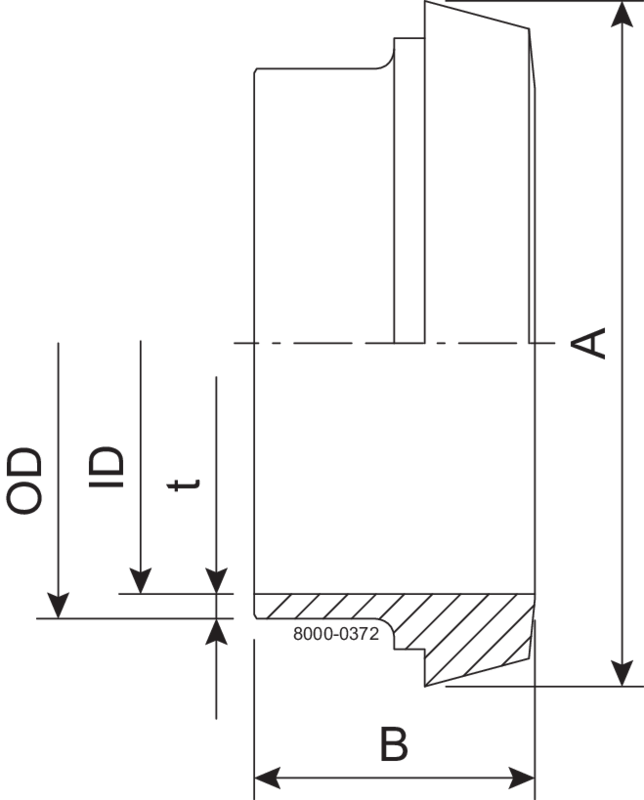 LINER LONG DN32 ID=1.6 1.4404