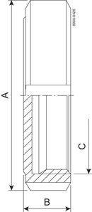 END CAP DN65 HSF0 1.4307