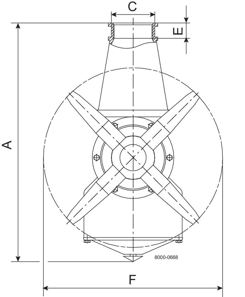 IM20 RJMIXER 4X9 100%2"NPT