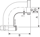 BEND LINER/MALE 25-SB-316L