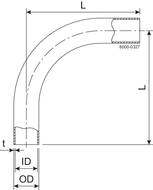 BEND-90 31.8-POL/RAW-316L