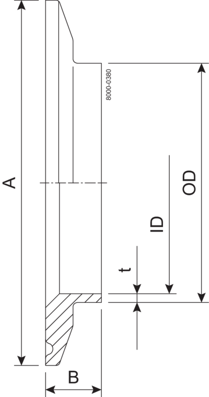 FERRULE 76.1-63.5-SB-316L