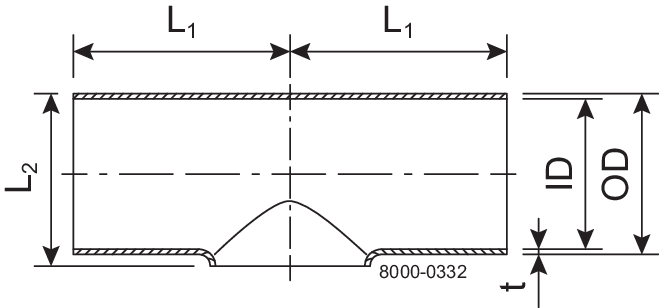 TEE 101.6-POL-304L