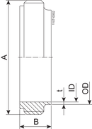 MALE PART IDF 101.6-316L