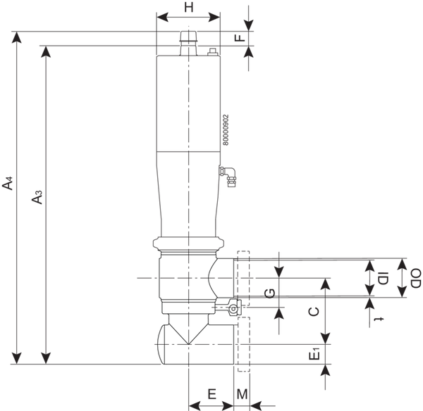 VALVE SMP-BC W DN80 11-180