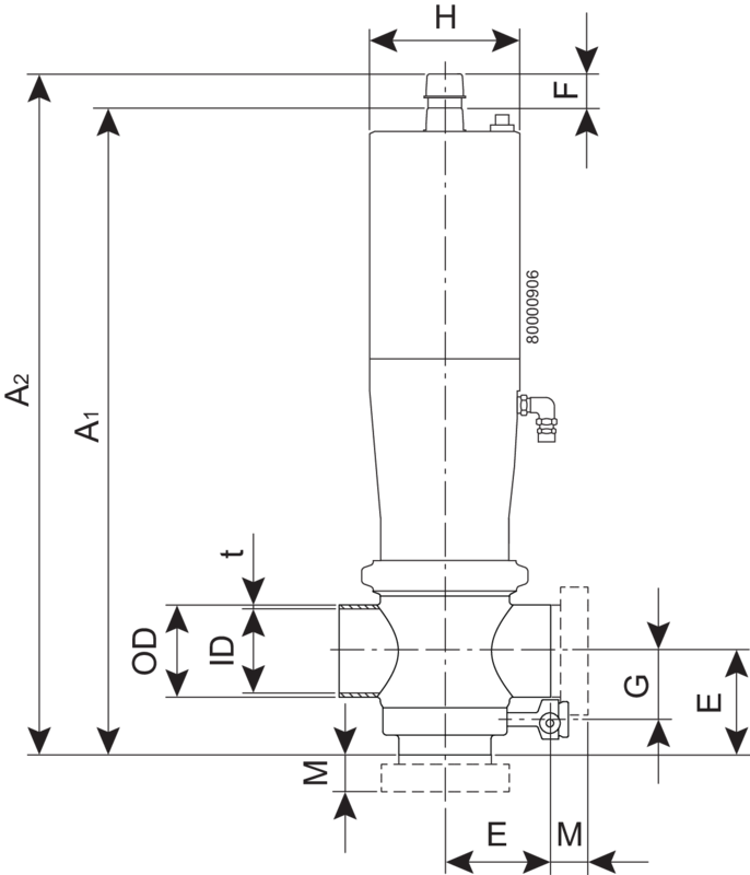 VALVE SMP-BC W DN50 30 NC NBR