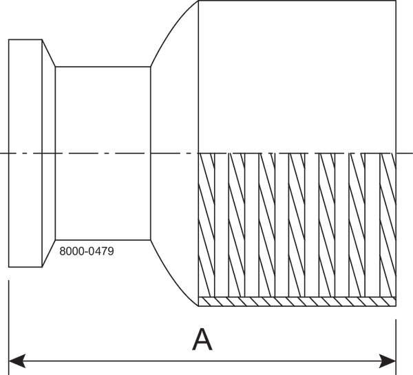 22MP-1 1/2 X 1 1/2-304-7