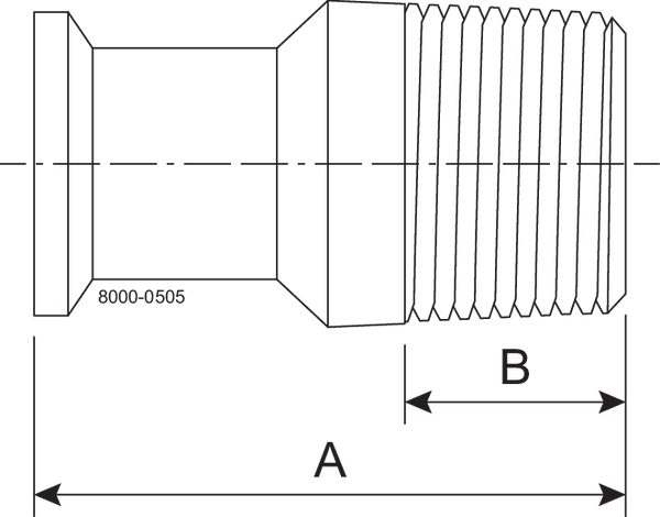 21MP-3/4 X 1/2-316L-PL