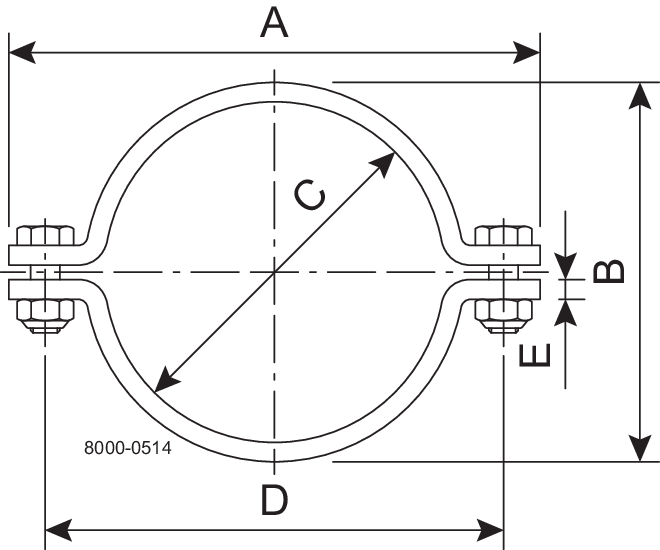 PIPE SUPPORT DN25-SB-304