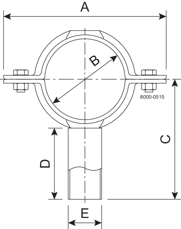 PIPE SUPPORT DN65X90-304