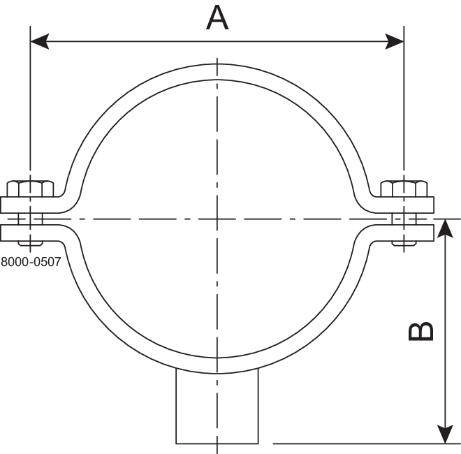 PIPE SUPPORT 101.6-304